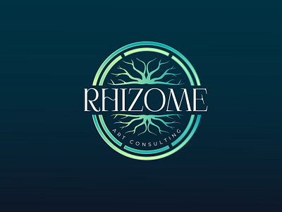 Elevating Brand Identity: Logo Design for Rhizome Art Consulting animation art art consulting branding creative logo design graphic design icon identity illustration logo logo design rhizome ui ux vector