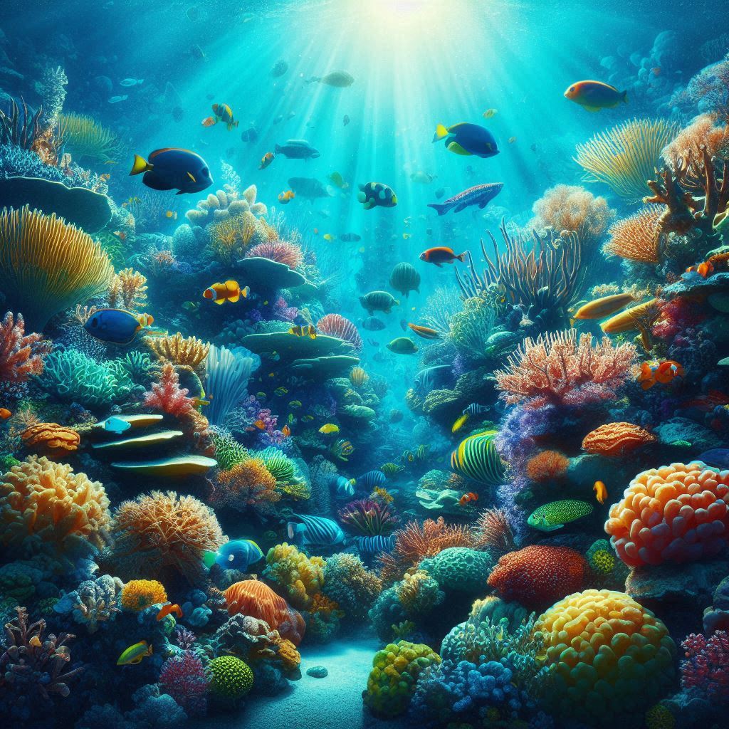 Underwater World digital art underwater