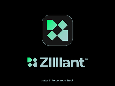 Zilliant - Logo Design arrow brand identity design branding clean logo creative logo gradient logo logo logo design minimal logo modern logo percentage stock z z logo z monogram