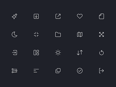 Flat line icons branding design download figma flat icon icons line minimal mobile outline pack set simple solid stroke vector