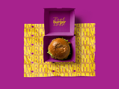 MY.B BURGER BRAND branding burger design download envelope fastfood identity logo mockup mockups packaging psd sticker template typography