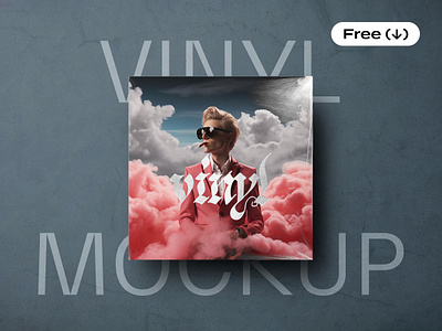 Vinyl Record Cover Mockup album audio cover cover mockup download foil free freebie jacket lp mockup music packaging photoshop pixelbuddha psd record sealed template vinyl