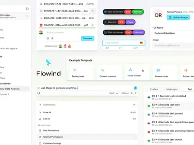 Flowind UI 3.0 design figma icon pack icons illustration product design ui ui kit