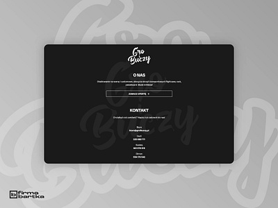 Gro i Buczy / website website