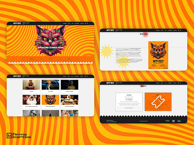 WTF Fest / website cinema festival identity ui website