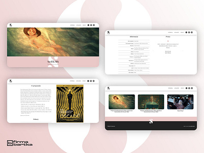 So FIlms / website film minimal pink web website www