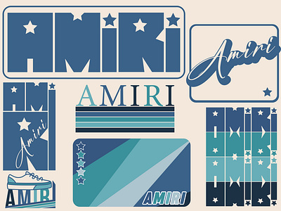 AMIRI Logo Branding 3d adidas amiri animation branding design graphic design gucci illustration logo motion graphics nike ui vector vintage