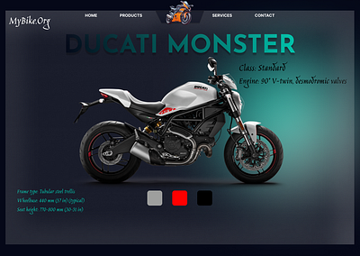 Motorcycle Landing Page