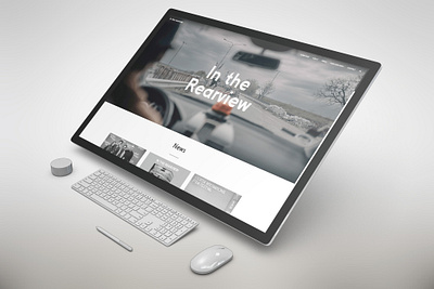 In The Rearview / website cinema film layout web design website