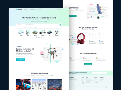 3D model marketplace 3d 3d models custom creatives design illustration marketing product design search signup ui ux