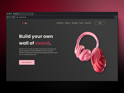 Wall of sound graphic design typography ui ux