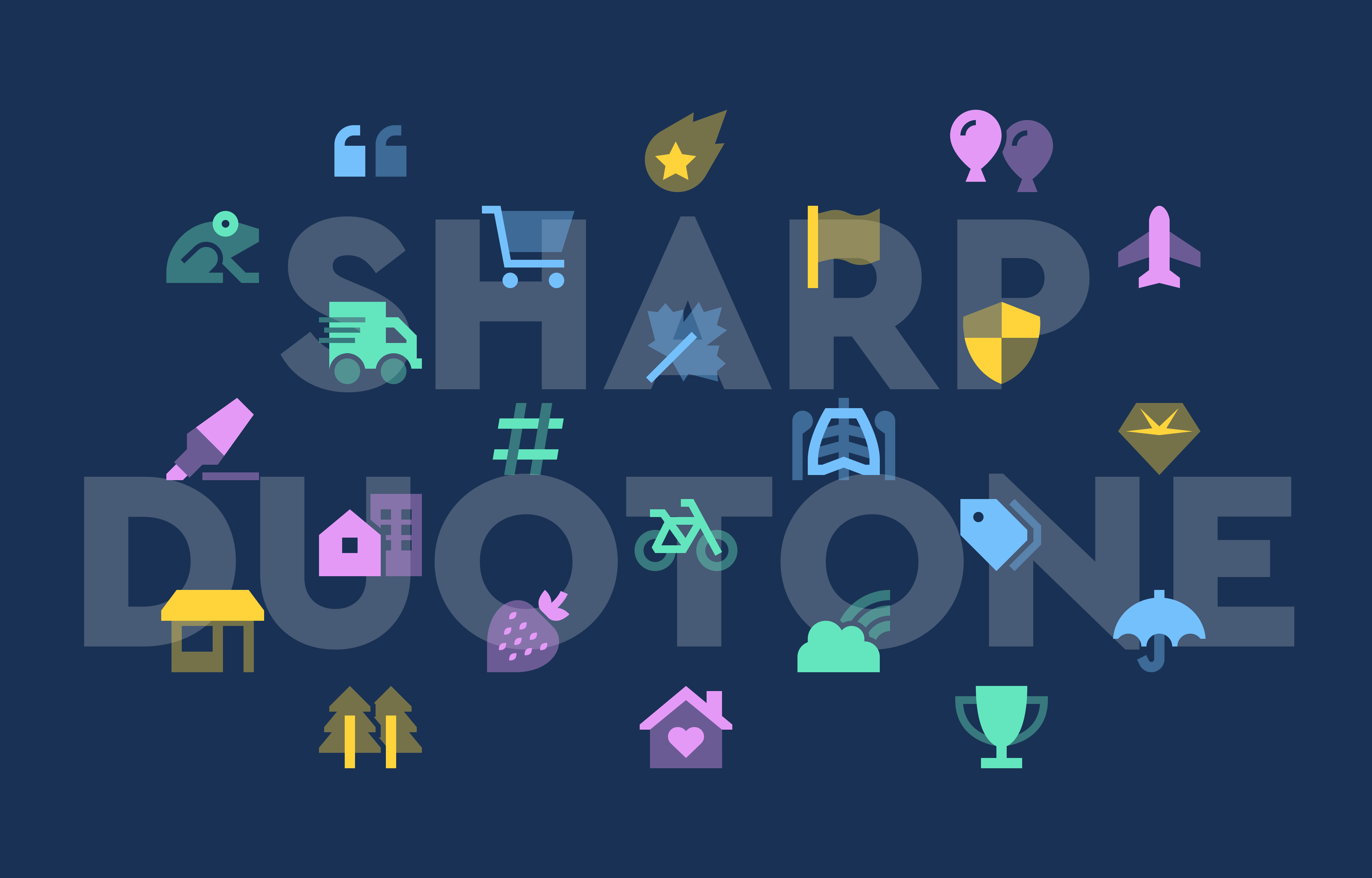 Font Awesome Sharp Duotone