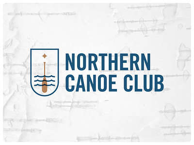Northern Canoe Club – For Sale boat branding canoe club for sale identity logo north northern paddle star water waves