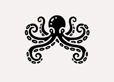 SKETCH - OCTOPUS animal branding design graphic design icon identity illustration logo marks ocean octopus poulpe sea symbol ui wave