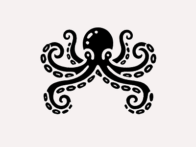 SKETCH - OCTOPUS animal branding design graphic design icon identity illustration logo marks ocean octopus poulpe sea symbol ui wave