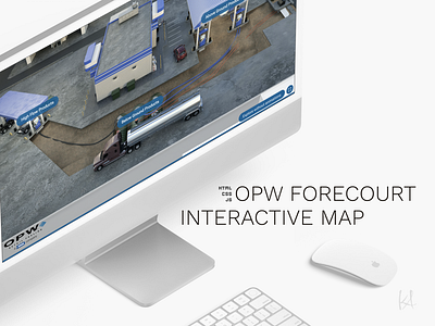 OPW Forecourt Interactive Map css design development html interactive js ui ux