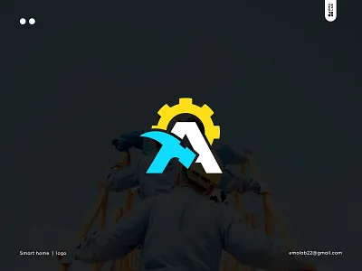 Construction Logo | Letter A a letter adobe branding civil concept construction creative design graphic design illustration letter logo logo logos modern logo tech technology ui unique logo vector