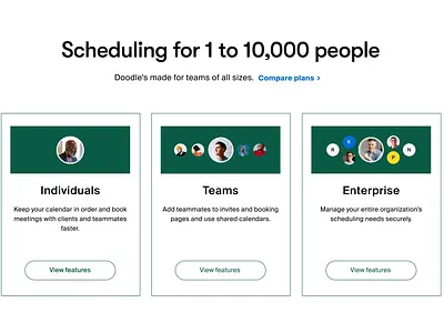 Doodle | Web animation animation appointments booking calendar doodle events interaction design motion graphics poll scheduling team website