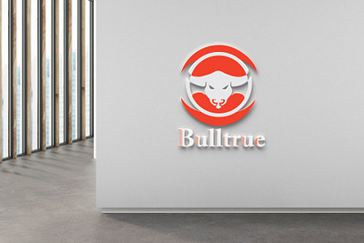 Bulltrue emblem logo symbol brand identity design branding clothing emblem graphic design icon illustration logo symbol typography