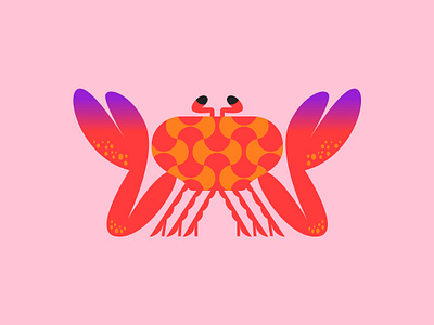 Crab design animal art character design crab crabs design digital art illustration vector