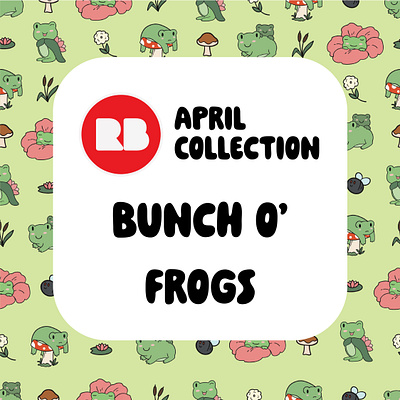 Redbubble Frog Collection apparel design digital art graphic design illustration pattern making redbubble redbubble shop shop collection