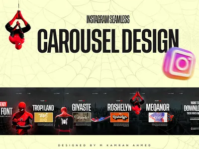 Instagram Seamless Carousel Design brand identity carousel carousel design carousel layout carousel post creative design design inspiration designer graphic design graphic designer instagram carousel instagram carousel template instagram post instagram seamless carousel post template social media design social media graphics social media marketing uiux visual storytelling