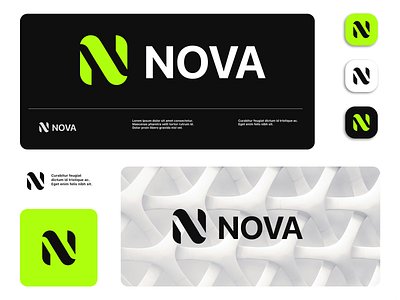 NOVA LOGO DESIGN branding graphic design logo ui