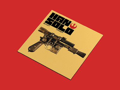 Han Solo Album Cover albumcover design graphic design logo