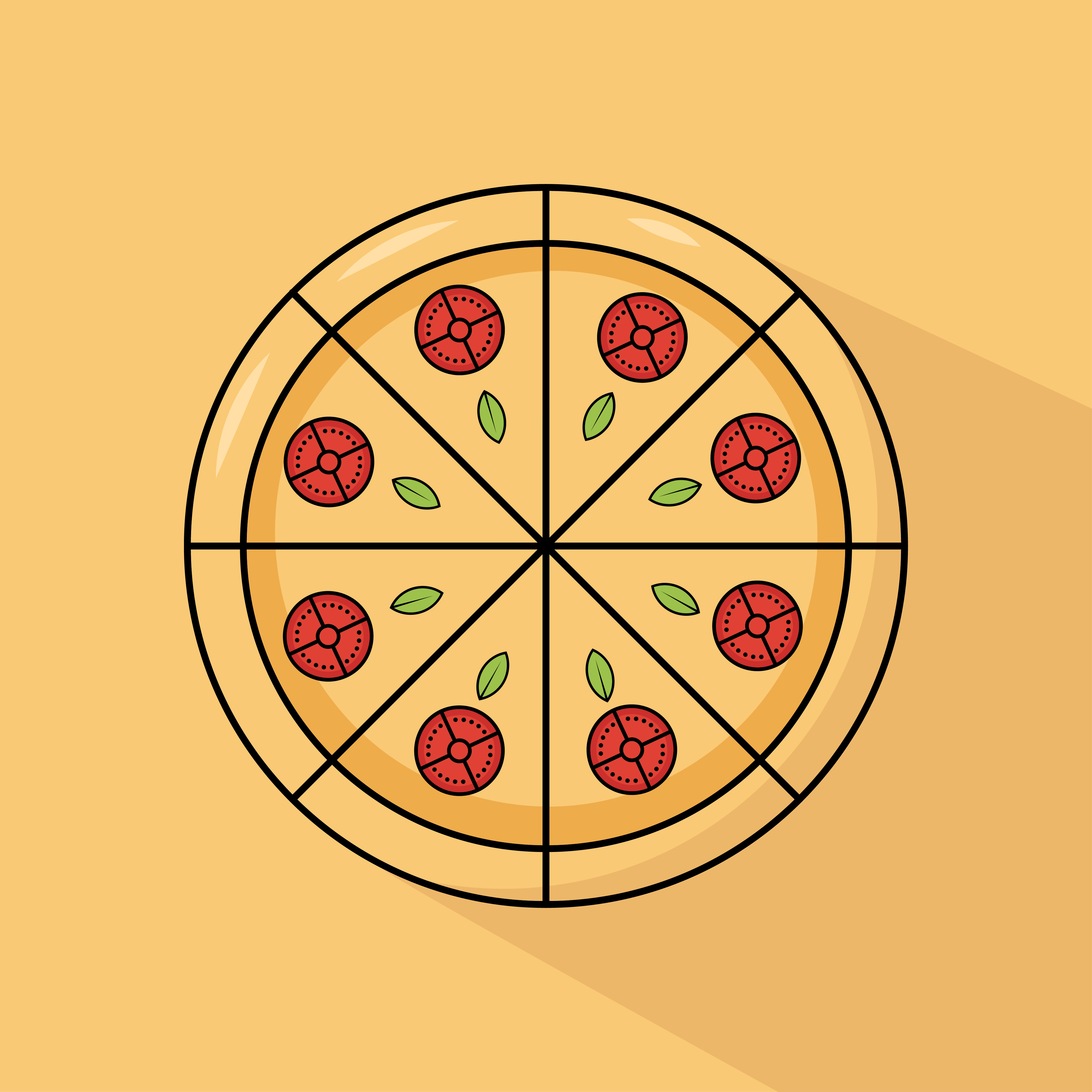 pizza vector icon design app app icon branding design graphic design icon illustration logo mark symbol ui ux vector vector art vector icon