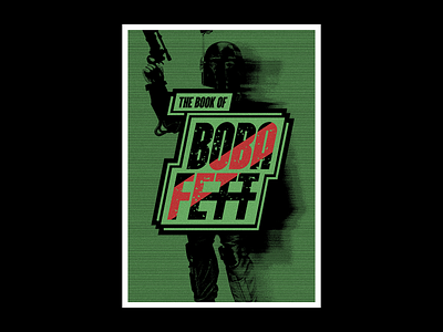 Boba Fett Poster Design graphic design logo poster starwars