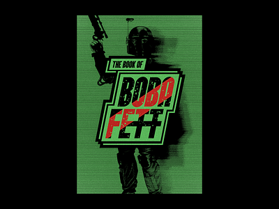 Boba Fett Poster graphic design logo poster starwars