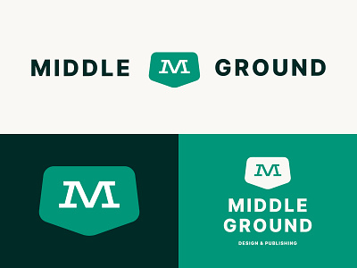 (1/9) Middle Ground Portfolio Update brand design branding logo loock up typography