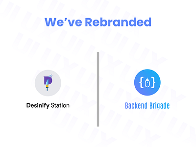 We've Rebranded | Backend Brigade backend branding brigade design rebrand ui ux