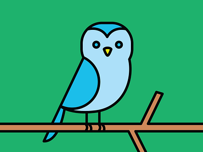 Bird bird blackline design icon illustration simple vector