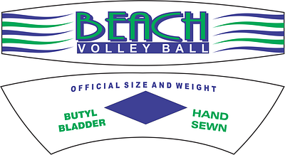 Beach VolleyBall Logo Design With Mockup branding creative design graphic design illustration logo vector vector logo visual identity