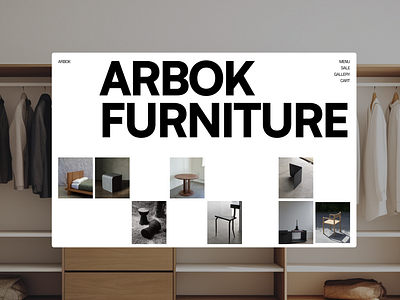 Furniture Website Explorations agency branding design furniture landingpage ui ux