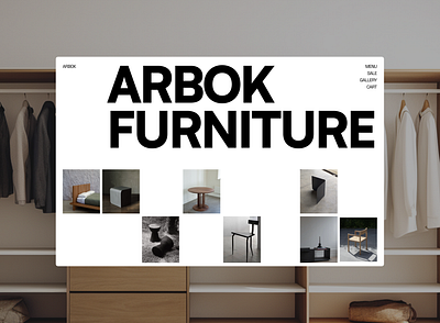 Furniture Website Explorations agency branding design furniture landingpage ui ux