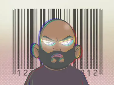 bald bros nft design illustration