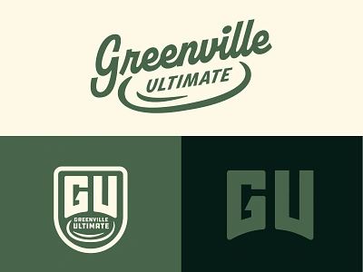 (9/9) Middle Ground Portfolio Update badge badge design branding cream design frisbee g gu iconography illustration logo typography u ui ultimate frisbee