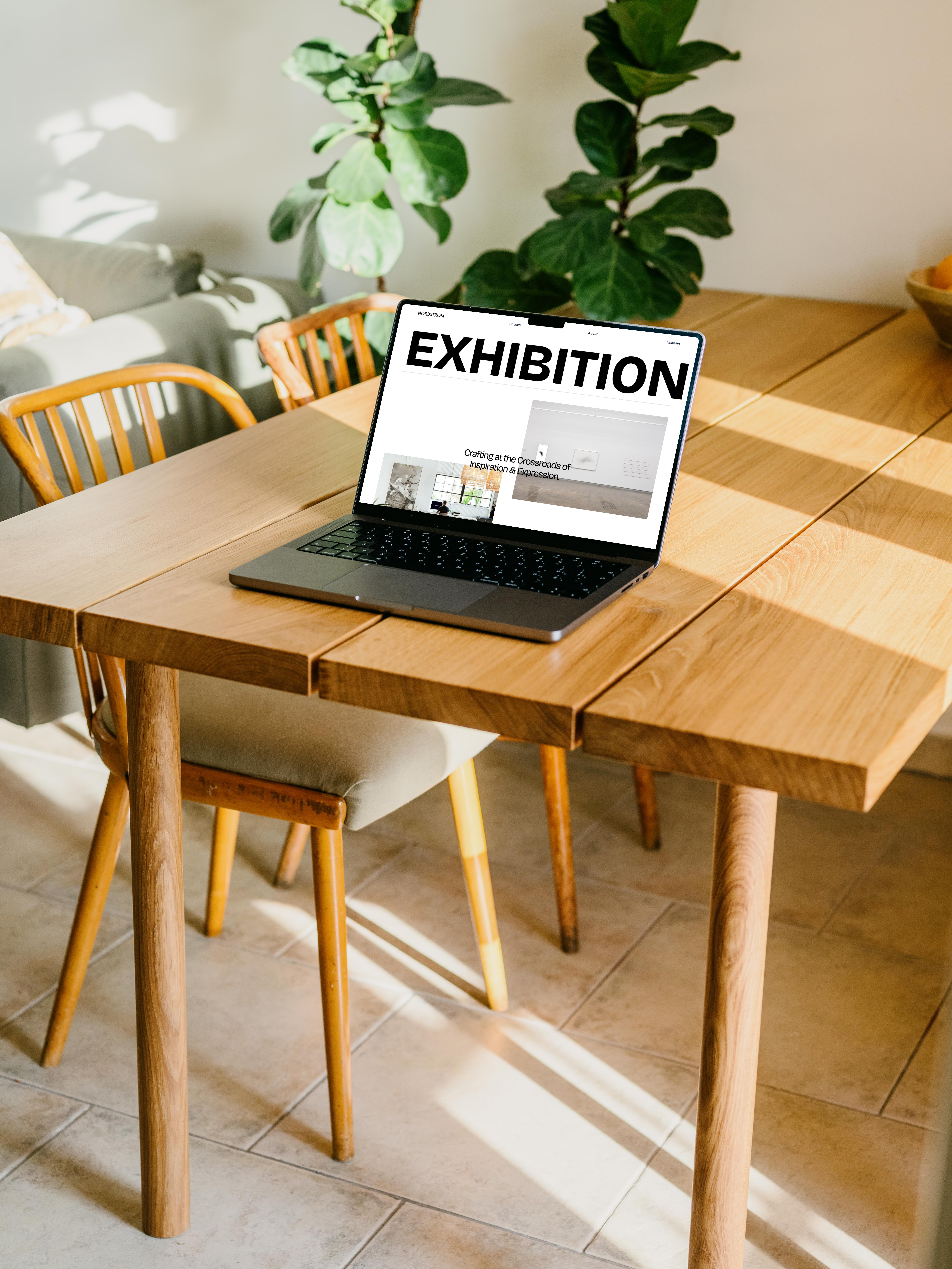 Art Exhibition Website ~ app ui branding minimal mobile app mobile ui saber saber ali ui web app website