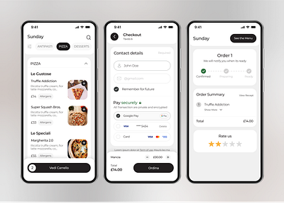 Restaurant Menu App UI UX Design app design branding design figma food app food app design food menu menu menu app mobile app design order food restaurant menu app ui ui design uidesign ux