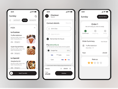 Restaurant Menu App UI UX Design app design branding design figma food app food app design food menu menu menu app mobile app design order food restaurant menu app ui ui design uidesign ux