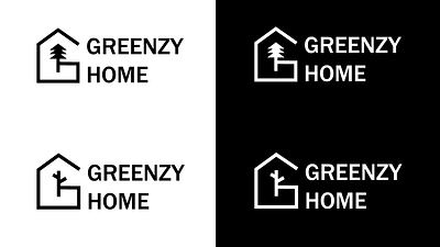 Greenzy Home branding logo