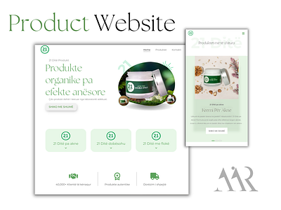 Product modern eCommerce Website amir tahiri amiri ecommerce ecommerce skincare ecommerce website modern web design product product design product web design product website design skincare skincare product website skincare website web design web development website website design