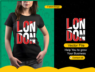LONDON England vector t shirt design england graphic design illustration london t shirt t shirt design vector t shirt design