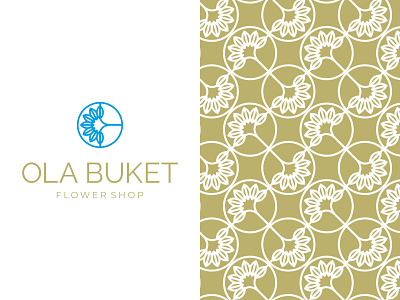 Ola Buket flower flower shop logo ola buket shop