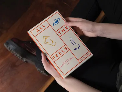 "All The Feels" by Olivia Dade book cover design graphic design illustration