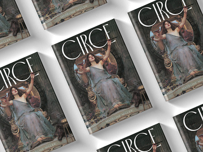 "Circe" by Madeline Miller book cover design graphic design typography