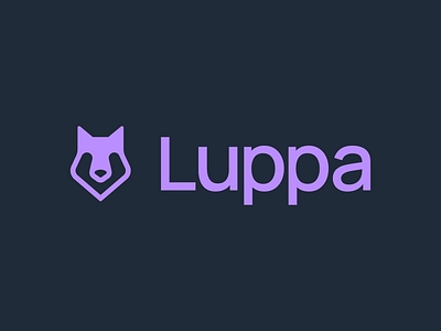 Luppa | Visual Identity ai branding ai logo artificial intelligence branding artificial intelligence logo branding design identity branding logo design saas branding saas logo unused logo web3 branding wolf logo