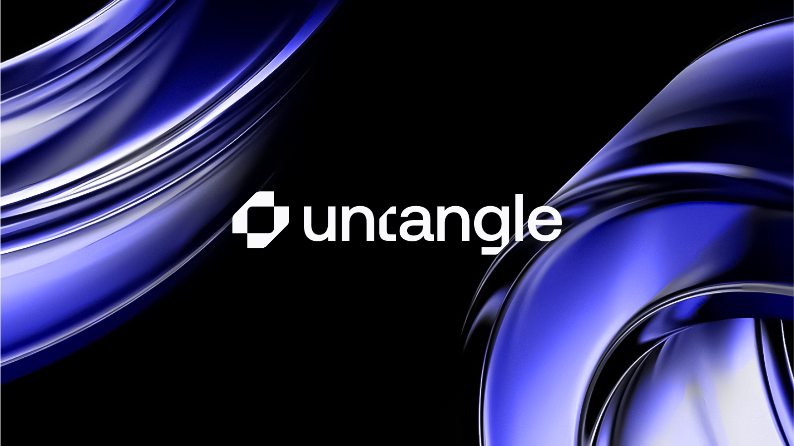 Untangle — Logo Design abstract logo geometric logo logomark logotype minimalist saas logo silicon valley startup logo tech logo